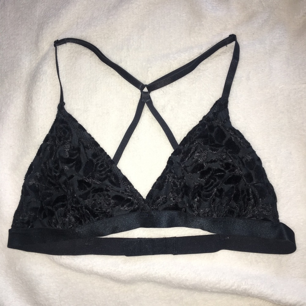 Black Velvet Bralette
